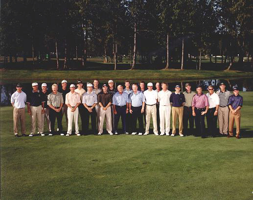 players on golf course