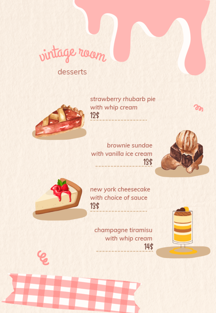 Dessert Menu 6.2025